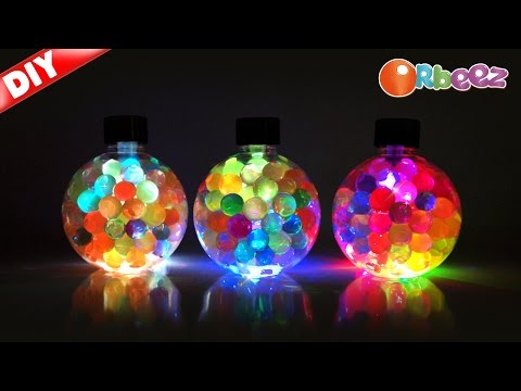 How to Make Orbeez Mood Lamp ! DIY Orbeez LED Mood Light