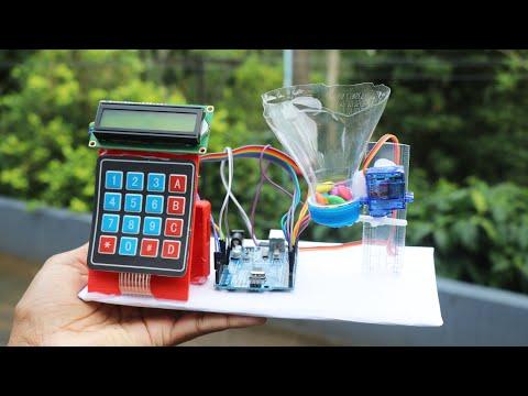 How to Make Password Protected Candy Dispenser Using Arduino | New Arduino Projects