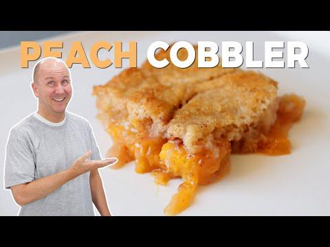 How to Make Peach Cobbler From Scratch | Homemade Peach Cobbler Recipe
