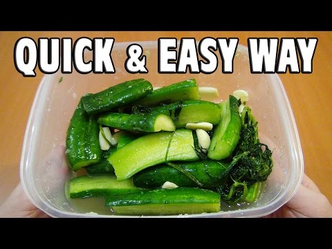 How to Make Pickled Cucumbers for 2 hours