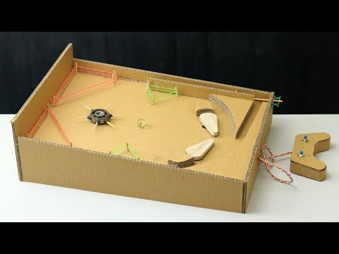 How to Make Pinball Game Machine at Home