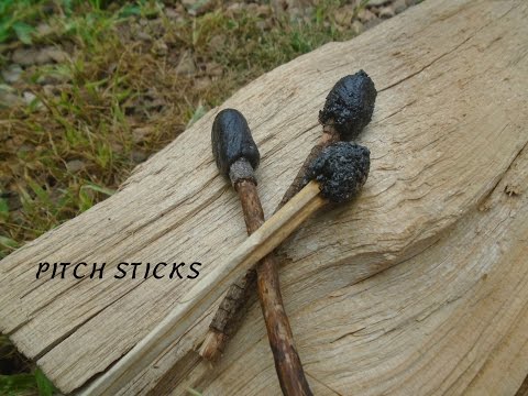 How to Make Pine Tar Pitch Sticks