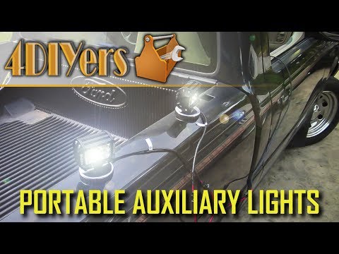 How to Make Portable Auxiliary Work Lights