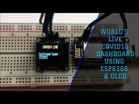 How to Make Realtime COVID19 Dashboard | Live COVID19 Tracker | ESP8266 | Tutorial | TechtronicHarsh