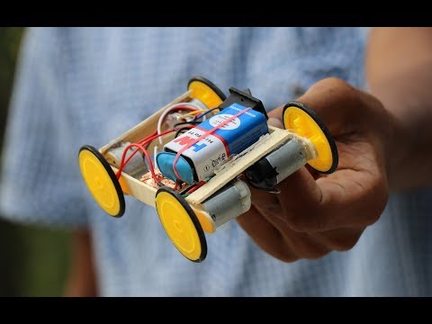 How to Make Remote Control Car at Home in Easiest Way - DIY Wireless RC CAR