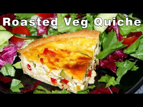 How to Make Roasted Vegetable Quiche Recipe