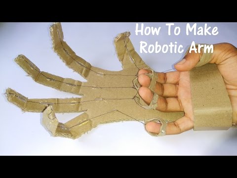 How to Make Robotic Arm Using Cardboard