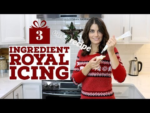 How to Make Royal Icing with Egg Whites | 3 INGREDIENTS