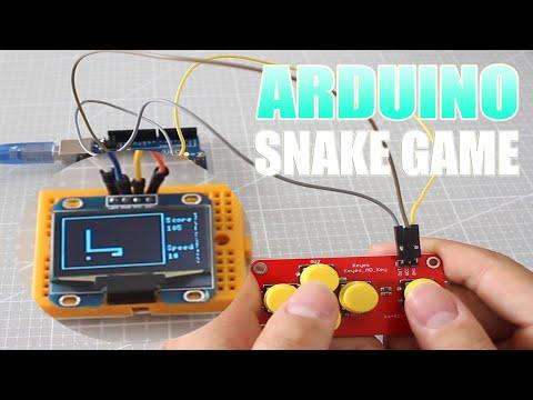 How to Make SNAKE Game with Gamepad Module on Arduino #Arduino #Arduinogame #SNAKEGAME