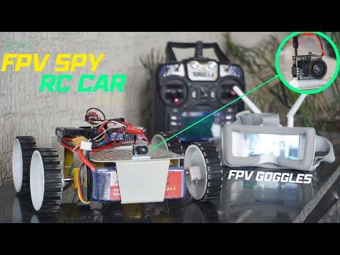 How to Make SPY FPV wireless Car | Long-Range transmission | Arduino Project