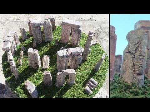 How to Make Stonehenge Landscape Diorama