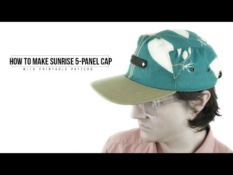 How to Make Sunrise 5 Panel Cap