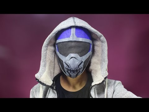 How to Make Taskmaster Mask with cardboard