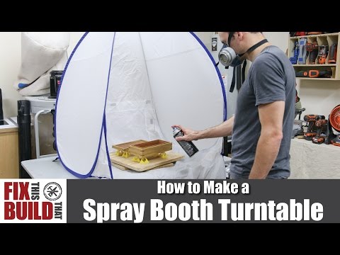 How to Make a $5 DIY Spray Booth Turntable