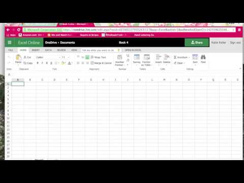 How to Make a Budget in Microsoft Excel Online