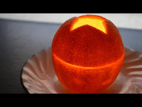 How to Make a Candle from an Orange