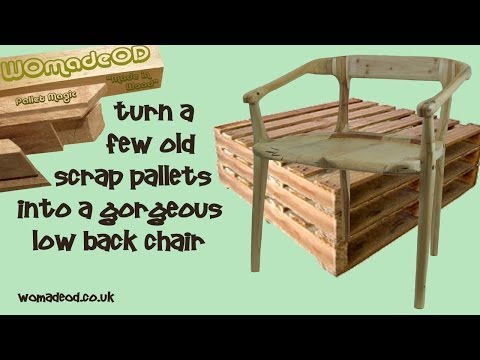 How to Make a Chair from Pallets - the WOmadeOD way