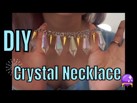 How to Make a Chunky Crystal Necklace | DIY Style