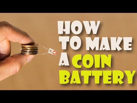 How to Make a Coin Battery at Home (DIY VIDEO TUTORIAL- LIFE HACKS) 2016