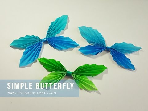 How to Make a Cute Kirigami | Simple Butterfly (Mariposa de Papel)