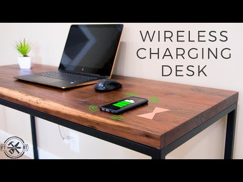 How to Make a Desk with Hidden Wireless Charging