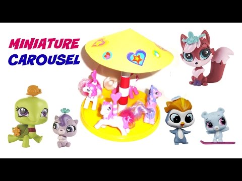 How to Make a Doll/LPS Carousel - Easy LPS Crafts &amp;amp; Doll Crafts