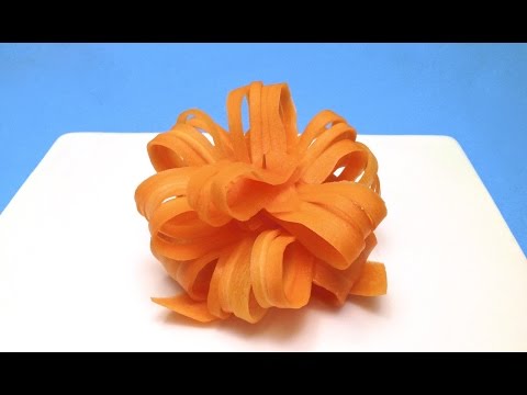 How to Make a Gift Bow with a Carrot (HD)