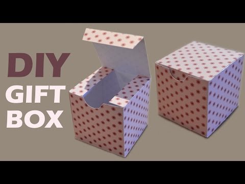 How to Make a Gift Box - DIY Paper Box