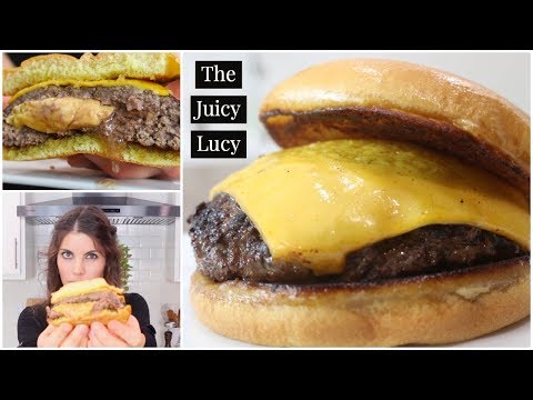 How to Make a Juicy Lucy Cheeseburger | Jucy Lucy