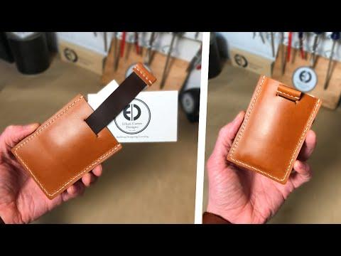 How to Make a Leather Pull Tab Card Wallet