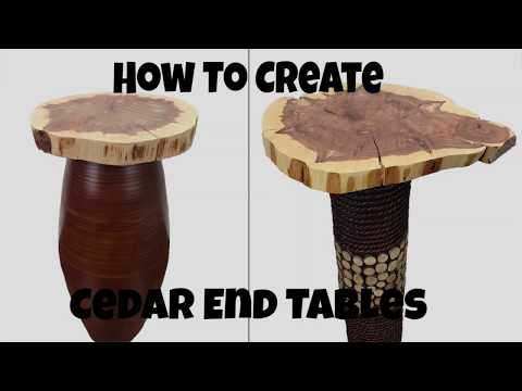 How to Make a Live Edge Slab End Table