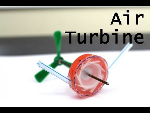 How to Make a Mini Compressed Air Turbine