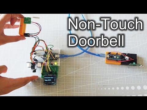 How to Make a Non-Touch Doorbell, Body Temperature Detection, GY-906, 433MHz using Arduino