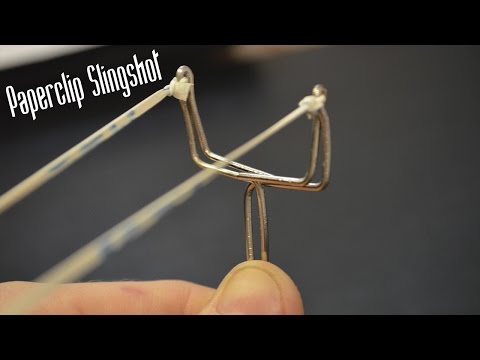 How to Make a Paperclip Slingshot