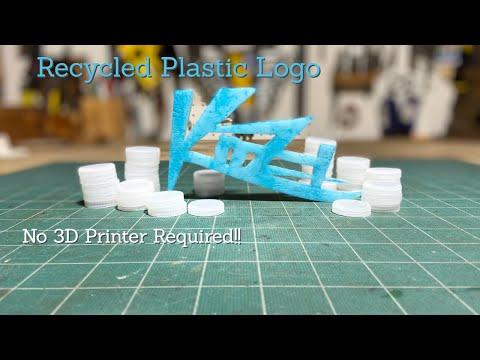 How to Make a Personal 3D Logo with Recycled Plastic, HDPE