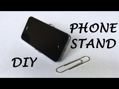 How to Make a Phone Stand Out of a Paper Clip