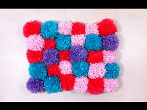 How to Make a Pompom Rug (DIY Tutorial)