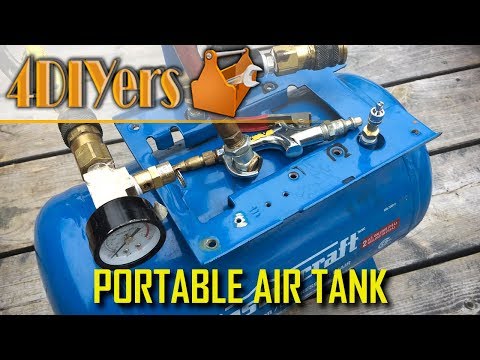 How to Make a Portable Air Tank from a Broken Air Compressor