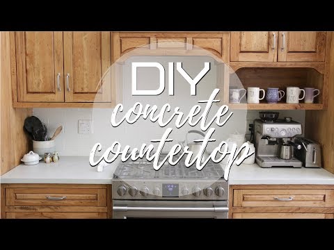 How to Make a Professional (STAIN PROOF) Concrete Countertop