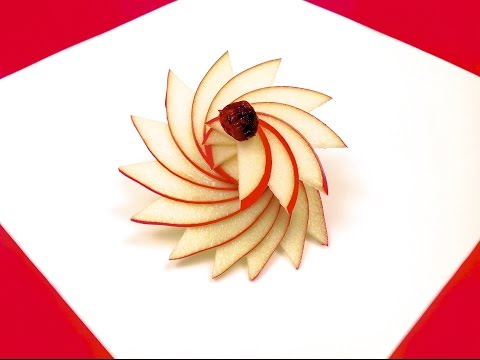 How to Make a Rosette with an Apple (HD)