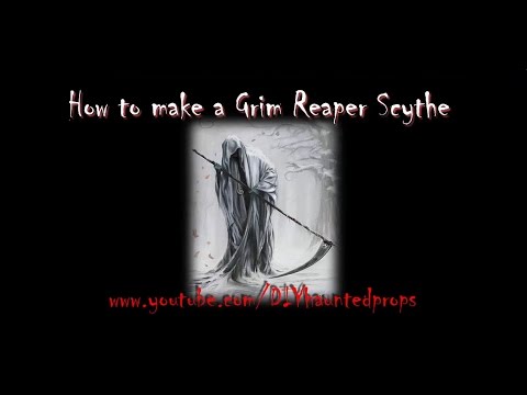 How to Make a Scythe Prop for a Grim Reaper Costume