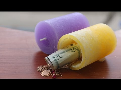 How to Make a Secret Candle Compartment