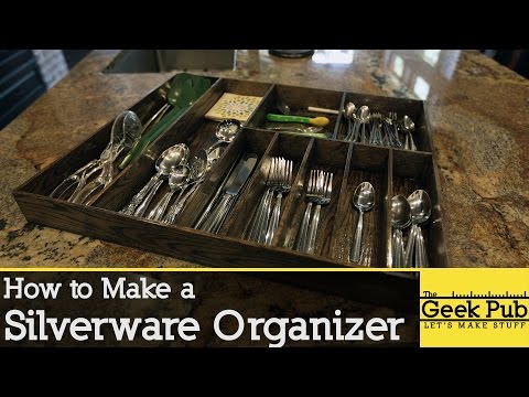 How to Make a Silverware Organizer