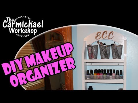 How to Make a Simple DIY Makeup Organizer