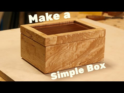 How to Make a Simple Wooden Box with Mortised Hinges