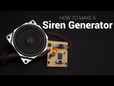 How to Make a Siren Generator | UM3561 | Police, Ambulance, Fire Engine