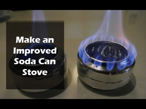 How to Make a Soda Can Stove - Old vs Improved Design