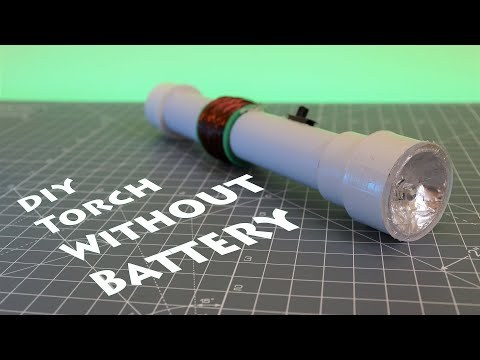 How to Make a Torch without Battery | Emergency Torch | Shaking Torch