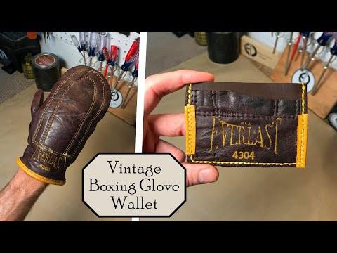 How to Make a Vintage Boxing Glove Wallet