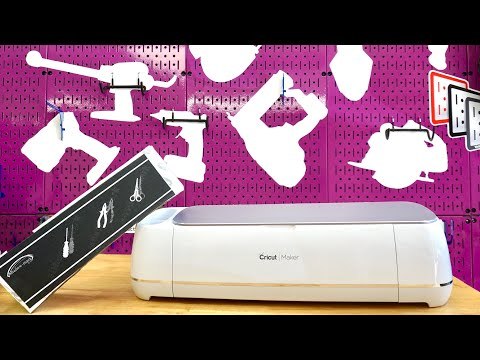 How to Make a Vinyl Tool Shadow Board with Cricut Maker